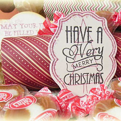 Набор бумаги 30х30 см с наклейками "Home for Christmas", 15 листов (Fancy Pants)