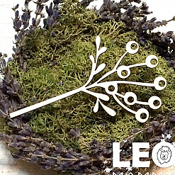 Украшение из чипборда " Веточка 2" (LeoMammy)