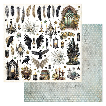 Бумага "Заколдованные страницы. Картинки" (ScrapMania)