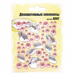 Набор страз "На берегу. Бледно-розовый", 58 шт (Mr.Painter)