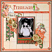Набор бумаги 20х20 см "Children's Hour. Calendar Pad", 24 листа (Graphic 45)