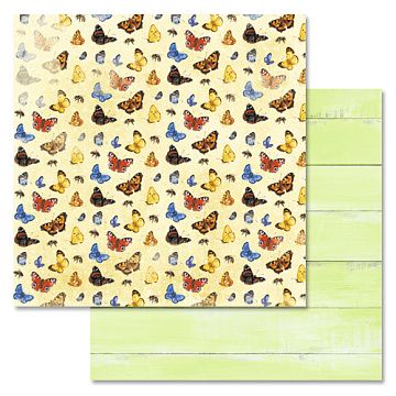 Бумага "Дыхание лета. Взмах крыла" (ScrapMania)