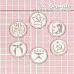 Чипборд "СССР. Фишки", 2,7 см (Scrapiki)