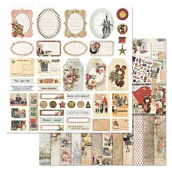 Набор бумаги 30,5х30,5 см "СССР", 12 листов (ScrapMania)