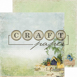 Бумага "Хочу в поход. Поставишь палатку?" (CraftPaper)