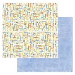 Бумага "Роботы. Стрелки" (ScrapMania)