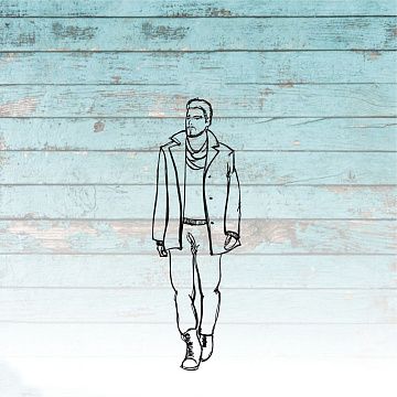 Штамп "Мужчина", 3,5х11 см (Креатив)