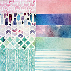 Набор бумаги 30х30 см "Watercolours", 30 листов (Craft consortium)