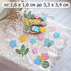 Нож "Полянка. Летние цветочки", 3,3х3,4 см (ScrapMania)