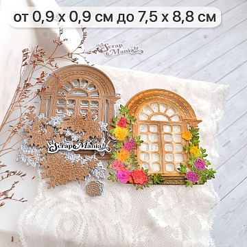 Нож "Усадьба. Викторианское окно", 7,5х8,8 см (ScrapMania)