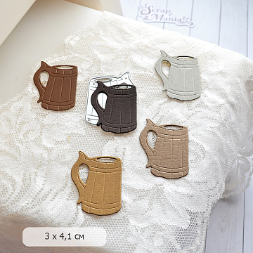 Нож "Викинги. Кружка", 4х2,7 см (ScrapMania)