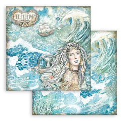 Набор бумаги 30х30 см "Song of the sea", 10 листов (Stamperia)