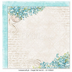 Набор бумаги 15х15 см "Forget me not", 36 листов (Lemon Craft)