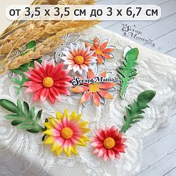 Нож "Ситцевое лето. Главный цветок", 3х6,7 см (ScrapMania)