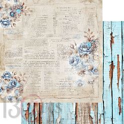 Набор 30х30 см "Vintage in blue", 9 листов (13Arts)