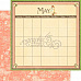 Набор бумаги 20х20 см "Children's Hour. Calendar Pad", 24 листа (Graphic 45)