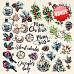 Набор бумаги 30х30 см "The spirit of Christmas", 10 листов (Фабрика Декору)