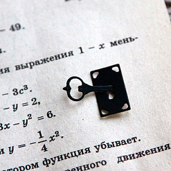 Нож "Алиса в Стране чудес", 6х4 см (Scrapfriend)