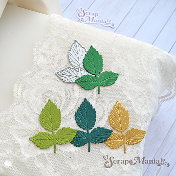 Нож "Лист розы", 4,6х5,2 см (ScrapMania)