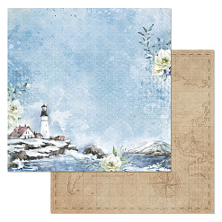 Набор бумаги 30,5х30,5 см "Океания", 12 листов (ScrapMania)