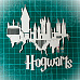Чипборд "Замок Hogwarts", 11,7х9,8 см (Scrapiki)