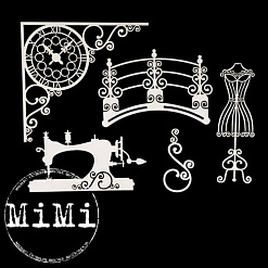 Набор украшений из чипборда "Винтаж. Ретро" (MiMi Design)