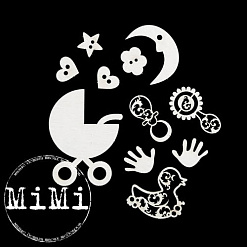 Набор украшений из чипборда "Малыш. Карапуз" (MiMi Design)