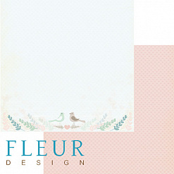 Набор бумаги 15х15 см "Зарисовки весны", 24 листа (Fleur-design)