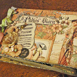 Набор бумаги 30х30 см "Ladies diary. Дневник леди", 24 листа (Graphic 45)