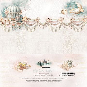 Набор бумаги 15х15 см "My Little Baby", 24 листа (Alchemy of Art)