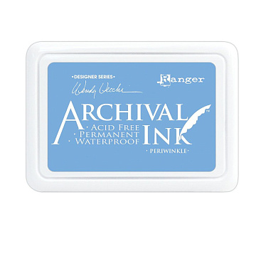 Водостойкая перманентная подушечка Archival Ink Periwinkle Барвинок (Ranger)