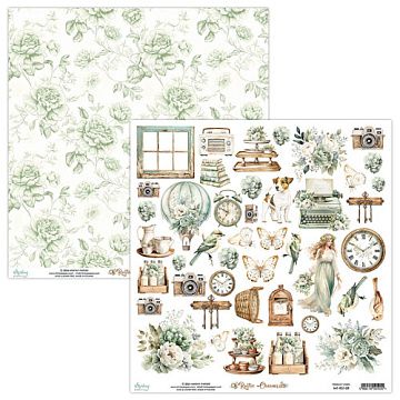 Бумага 30х30 см "Rustic Charms. Для вырезания" (Mintay)
