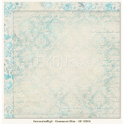 Набор бумаги 30х30 см "Gossamer blue", 6 листов (Lemon Craft)