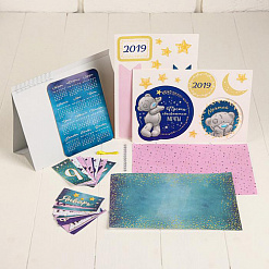 Набор для создания календаря на 2019 год "Me To You. Пусть мечты сбываются" (АртУзор)