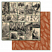 Набор бумаги 30,5х30,5 см "Дневник туриста", 12 листов (ScrapMania)