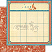 Набор бумаги 30х30 см "Children's Hour. Calendar Pad", 24 листа (Graphic 45)