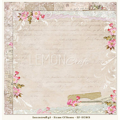 Набор бумаги 30х30 см "House of roses", 6 листов (Lemon Craft)