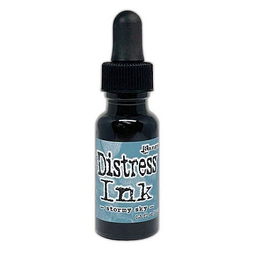 Заправка к подушечке Distress Ink "Stormy Sky", 15 мл (Ranger)