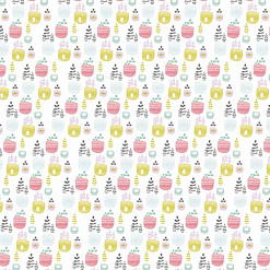 Бумага "Мятное лето. Вазоны" (Polkadot)