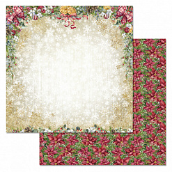 Набор бумаги 30,5х30,5 см "Богемное Рождество", 12 листов (ScrapMania)