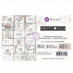 Набор карточек 10х15 см "Pretty pale" (Prima Marketing)