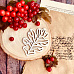 Чипборд "Дубовый лист. Большой", 5,3х7 см (WoodHome)