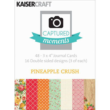 Набор карточек 7,5х10 см "Pineapple crush. Ананасный взрыв", 48 шт (Kaiser)