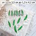 Нож "Еловые веточки. Одиночные", 1,3х4,1 см (ScrapMania)