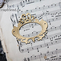 Нож "Рамка. Акцент", 9х8 см (Scrapfriend)