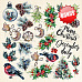 Набор бумаги 20х20 см "The spirit of Christmas", 10 листов (Фабрика Декору)