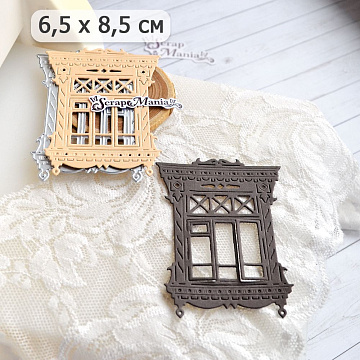 Нож "Русские сказки. Боярское окно", 6,5х8,5 см (ScrapMania)