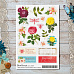 Набор наклеек А6 "Летняя феерия. Цветы и надписи" (ScrapMania)
