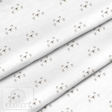 Отрез ткани 79х50 см "Мишкины лапки" (Cotton)