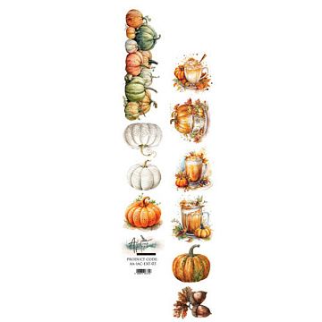 Бумага 6х30 см "In Autumn Colors. Для вырезания 03" (Alchemy of Art)